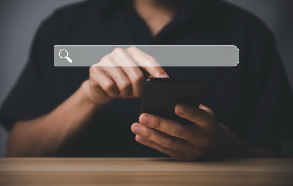 Beste SEO Tools - Ein Mann suchen